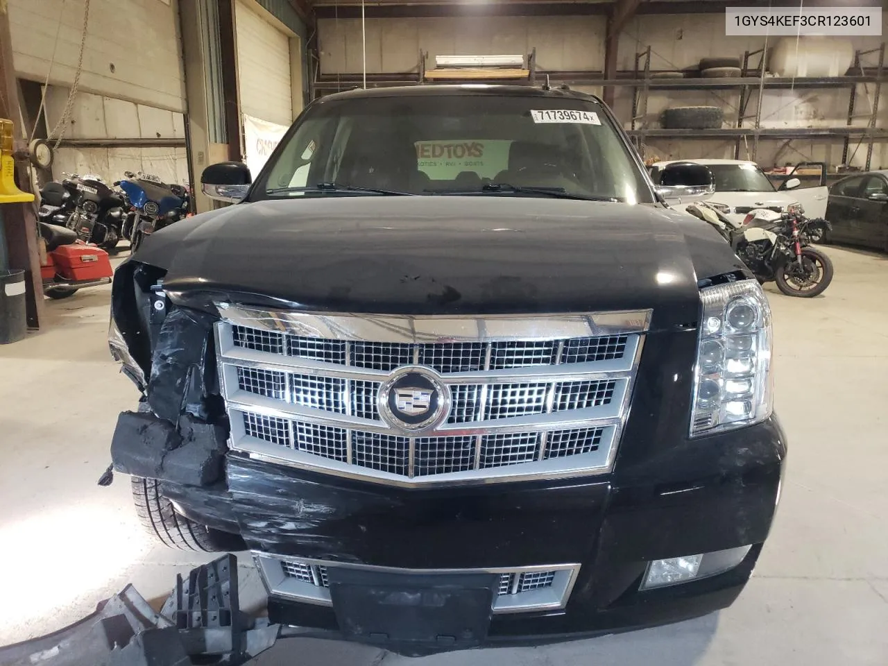 2012 Cadillac Escalade Esv Platinum VIN: 1GYS4KEF3CR123601 Lot: 71739674