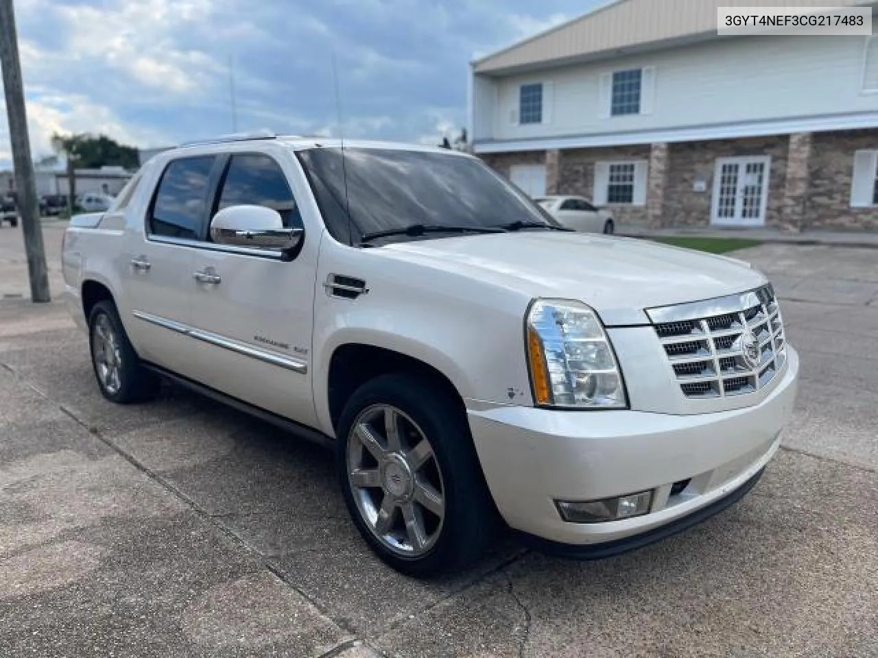 2012 Cadillac Escalade Ext Premium VIN: 3GYT4NEF3CG217483 Lot: 73172284