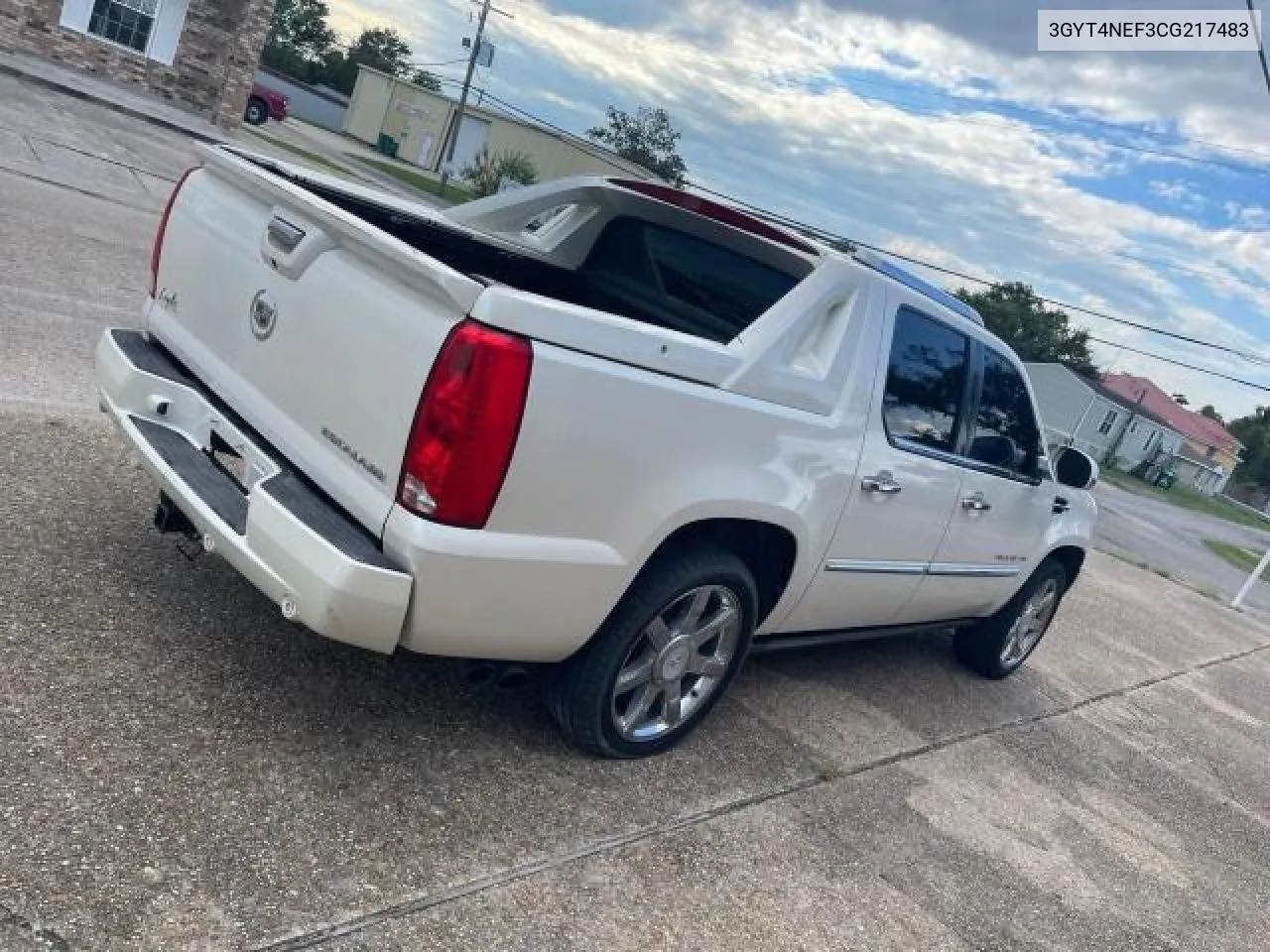 2012 Cadillac Escalade Ext Premium VIN: 3GYT4NEF3CG217483 Lot: 73172284