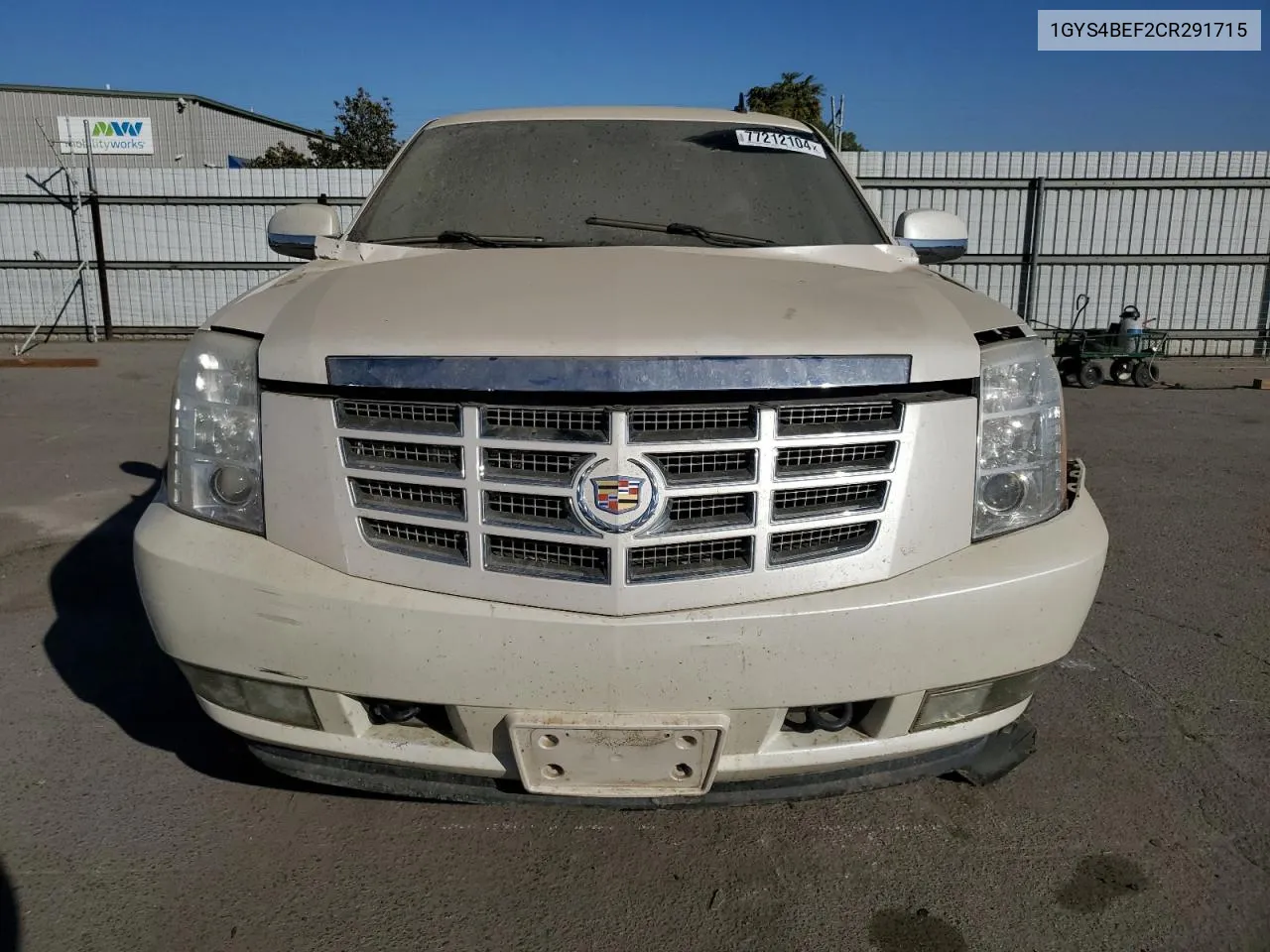 2012 Cadillac Escalade Luxury VIN: 1GYS4BEF2CR291715 Lot: 77212104