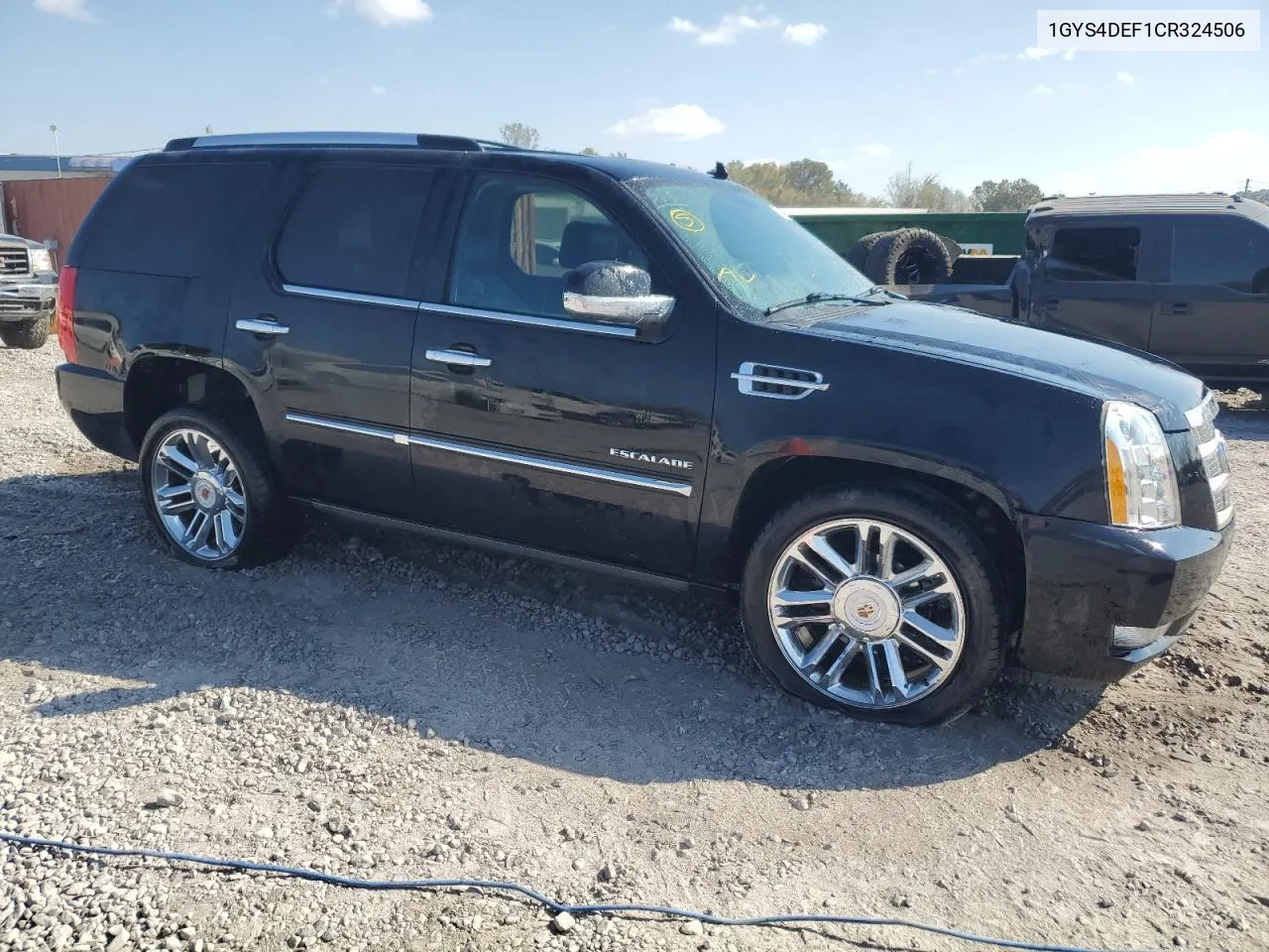 2012 Cadillac Escalade Platinum VIN: 1GYS4DEF1CR324506 Lot: 77648884