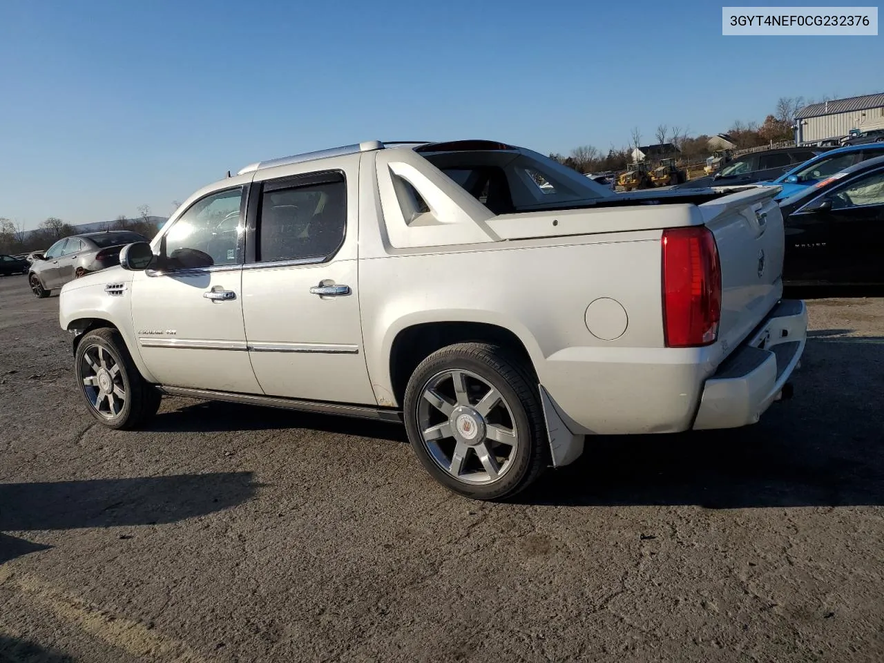 2012 Cadillac Escalade Ext Premium VIN: 3GYT4NEF0CG232376 Lot: 79189284