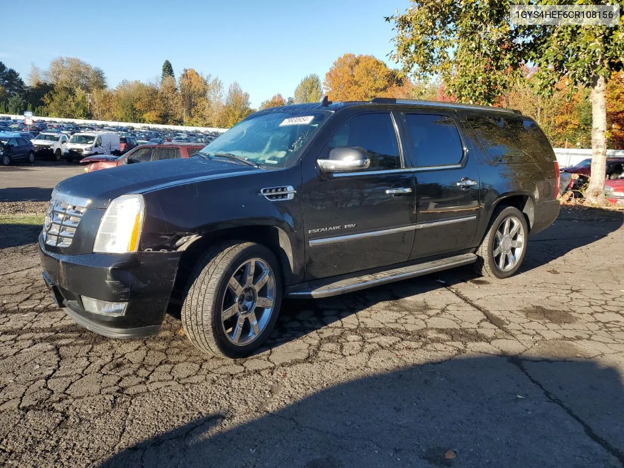 2012 Cadillac Escalade Esv Luxury VIN: 1GYS4HEF6CR108156 Lot: 79930954