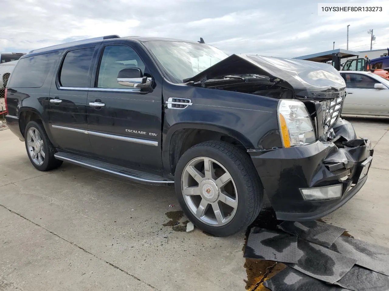 1GYS3HEF8DR133273 2013 Cadillac Escalade Esv Luxury