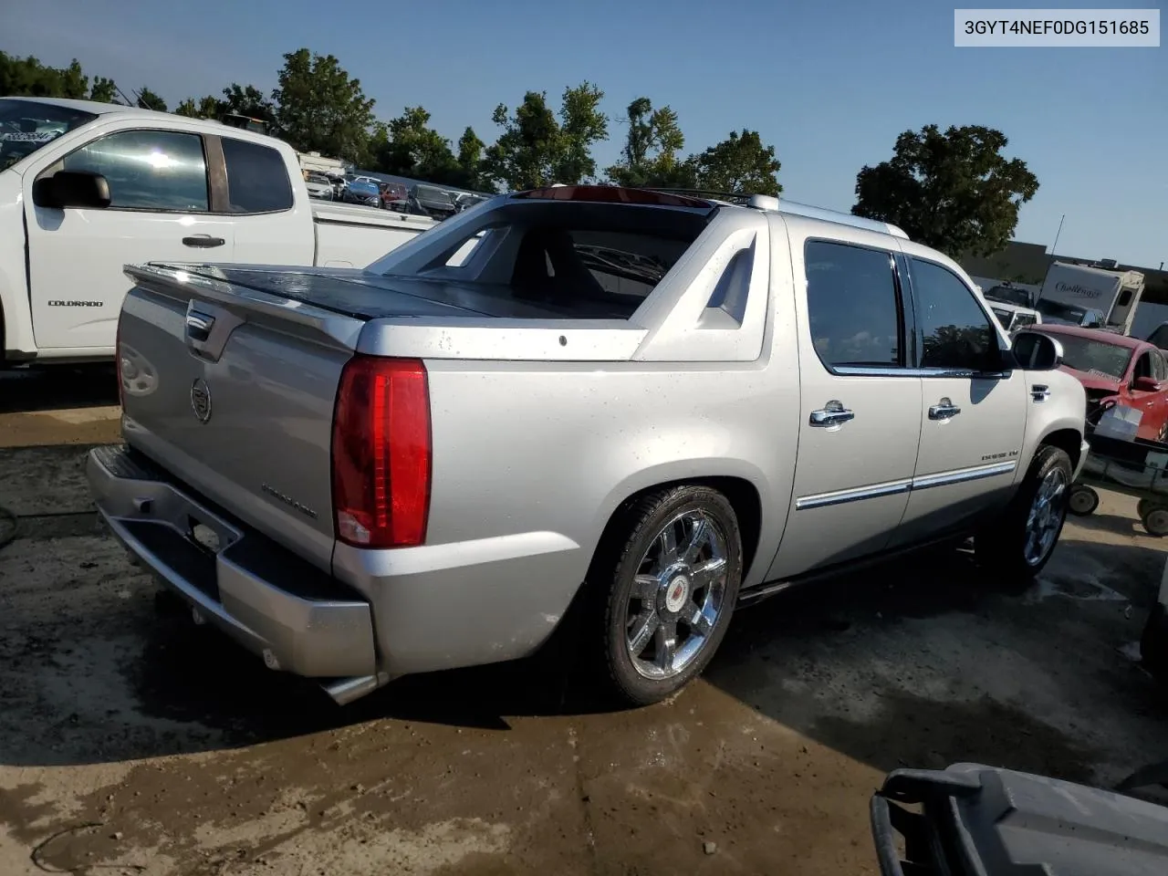 2013 Cadillac Escalade Ext Premium VIN: 3GYT4NEF0DG151685 Lot: 68430214