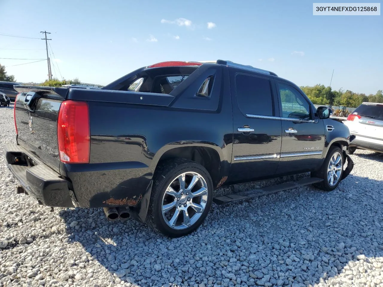 2013 Cadillac Escalade Ext Premium VIN: 3GYT4NEFXDG125868 Lot: 70380224