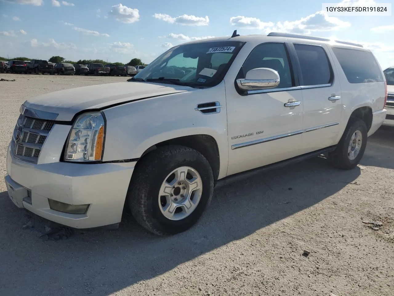 2013 Cadillac Escalade Esv Platinum VIN: 1GYS3KEF5DR191824 Lot: 71872574