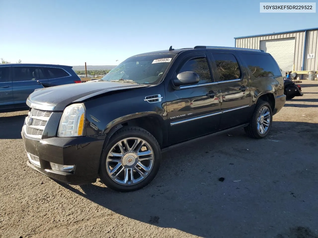 2013 Cadillac Escalade Esv Platinum VIN: 1GYS3KEF5DR229522 Lot: 72685834