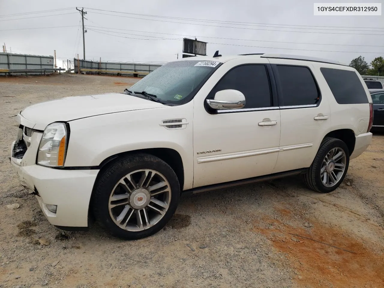 2013 Cadillac Escalade Premium VIN: 1GYS4CEFXDR312950 Lot: 72768294