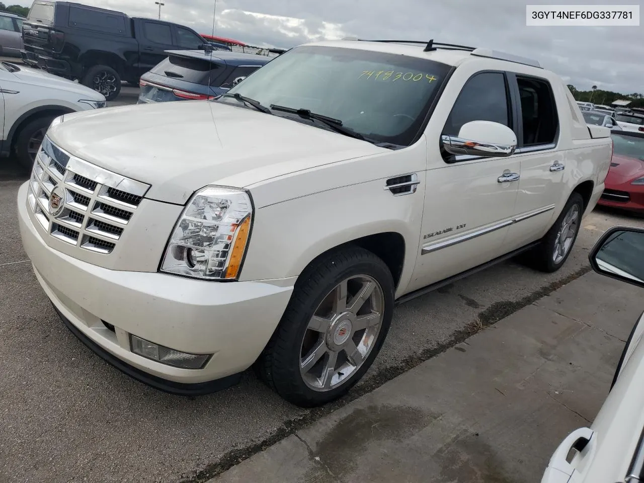 2013 Cadillac Escalade Ext Premium VIN: 3GYT4NEF6DG337781 Lot: 74983004