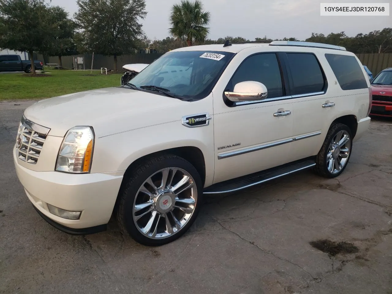 2013 Cadillac Escalade Hybrid VIN: 1GYS4EEJ3DR120768 Lot: 76203154