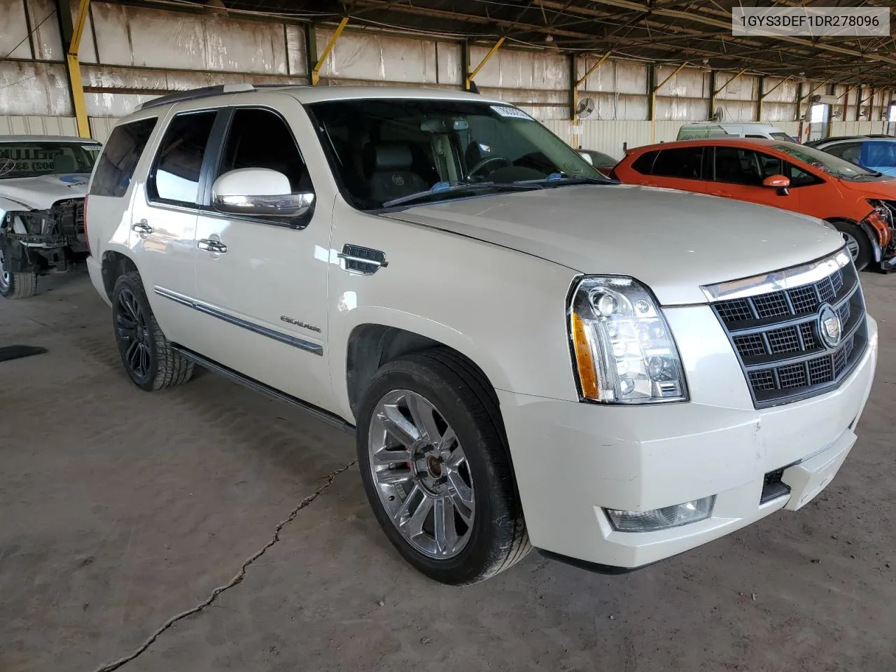 2013 Cadillac Escalade Platinum VIN: 1GYS3DEF1DR278096 Lot: 78630253