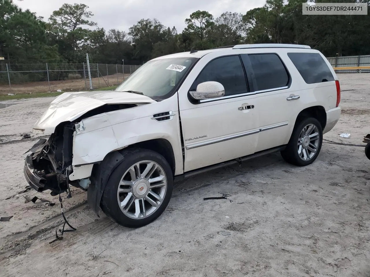 2013 Cadillac Escalade Platinum VIN: 1GYS3DEF7DR244471 Lot: 79534644