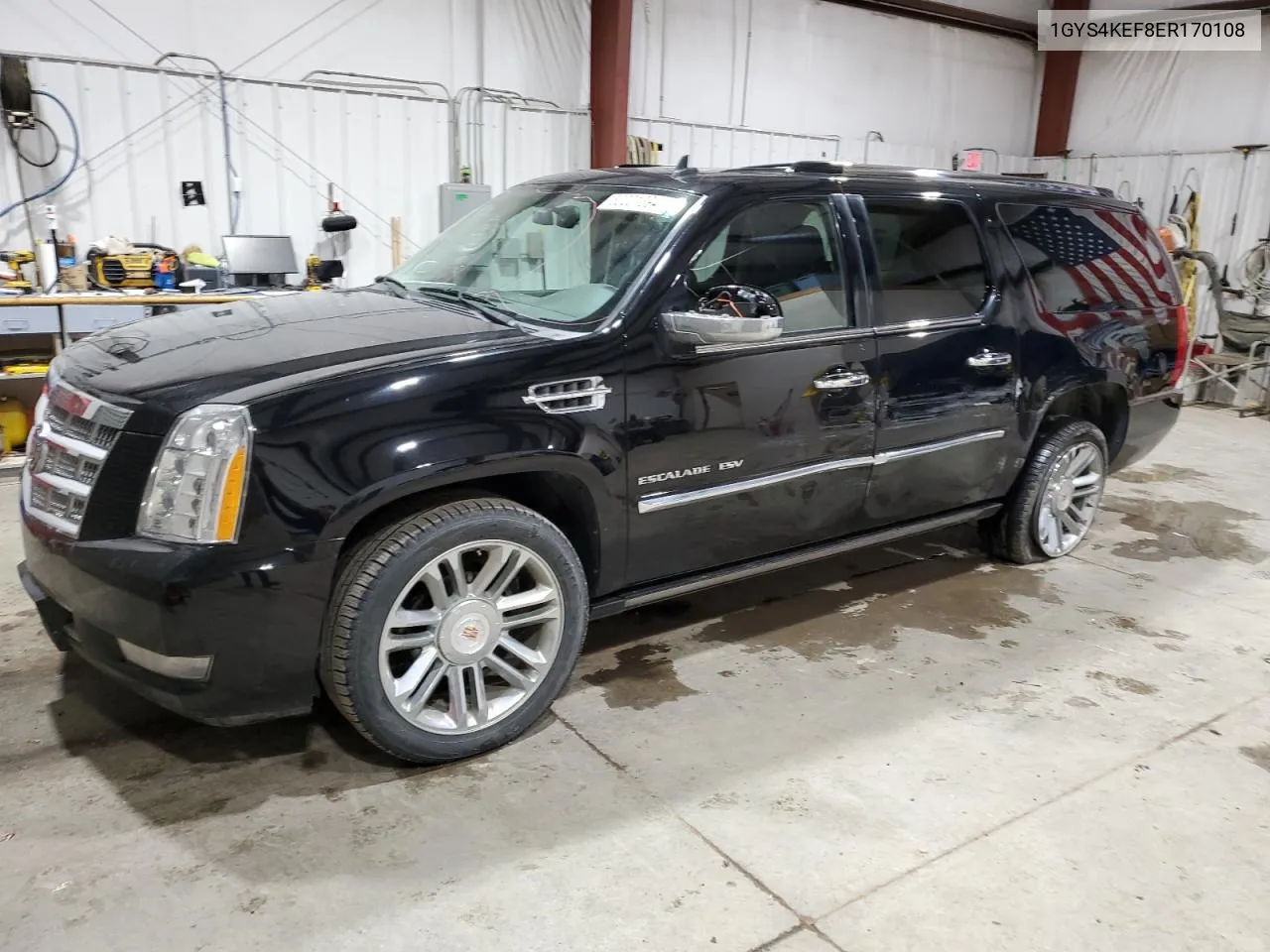 2014 Cadillac Escalade Esv Platinum VIN: 1GYS4KEF8ER170108 Lot: 52201394