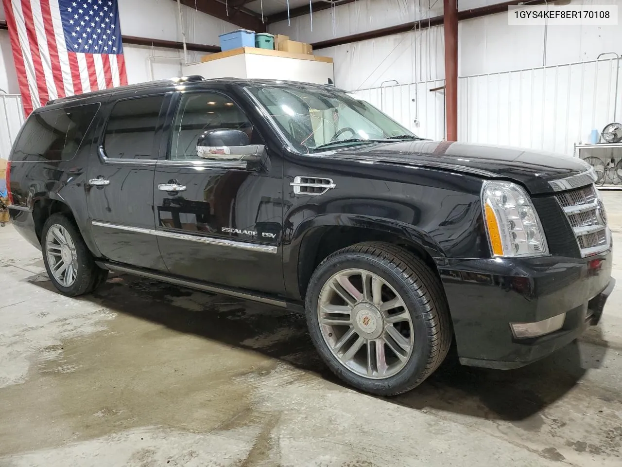 2014 Cadillac Escalade Esv Platinum VIN: 1GYS4KEF8ER170108 Lot: 52201394