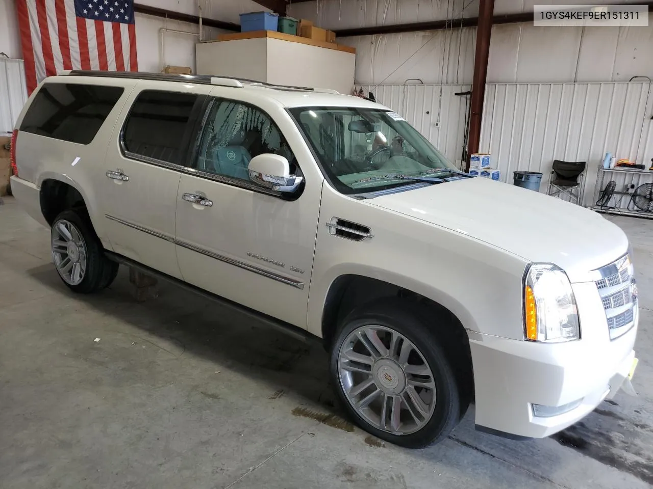 2014 Cadillac Escalade Esv Platinum VIN: 1GYS4KEF9ER151311 Lot: 62893844