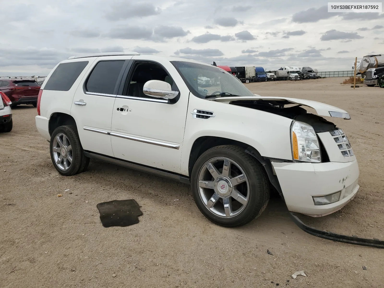 1GYS3BEFXER187592 2014 Cadillac Escalade Luxury