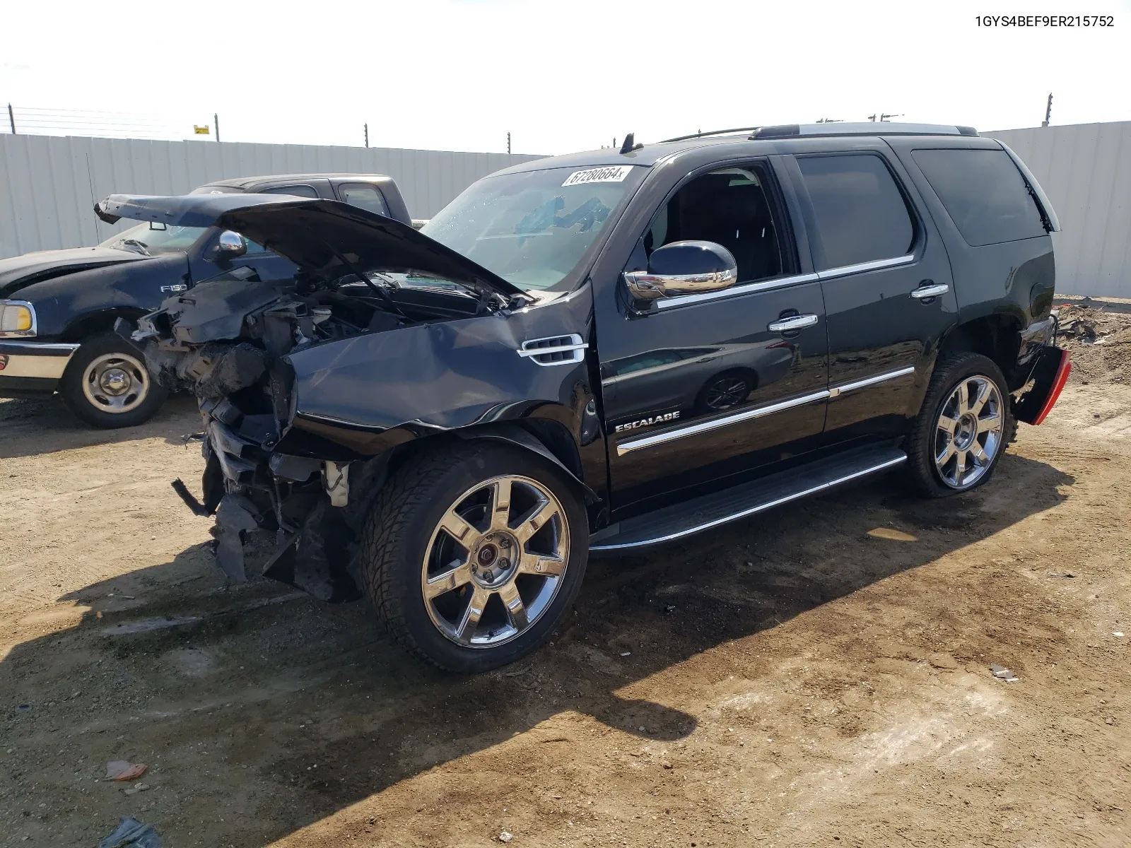 1GYS4BEF9ER215752 2014 Cadillac Escalade Luxury