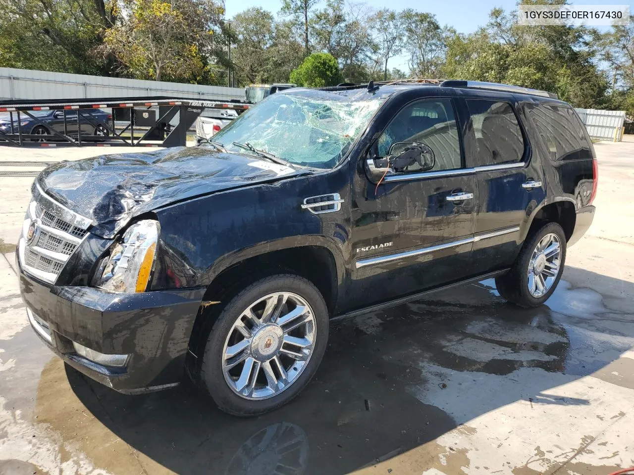 2014 Cadillac Escalade Platinum VIN: 1GYS3DEF0ER167430 Lot: 73653714