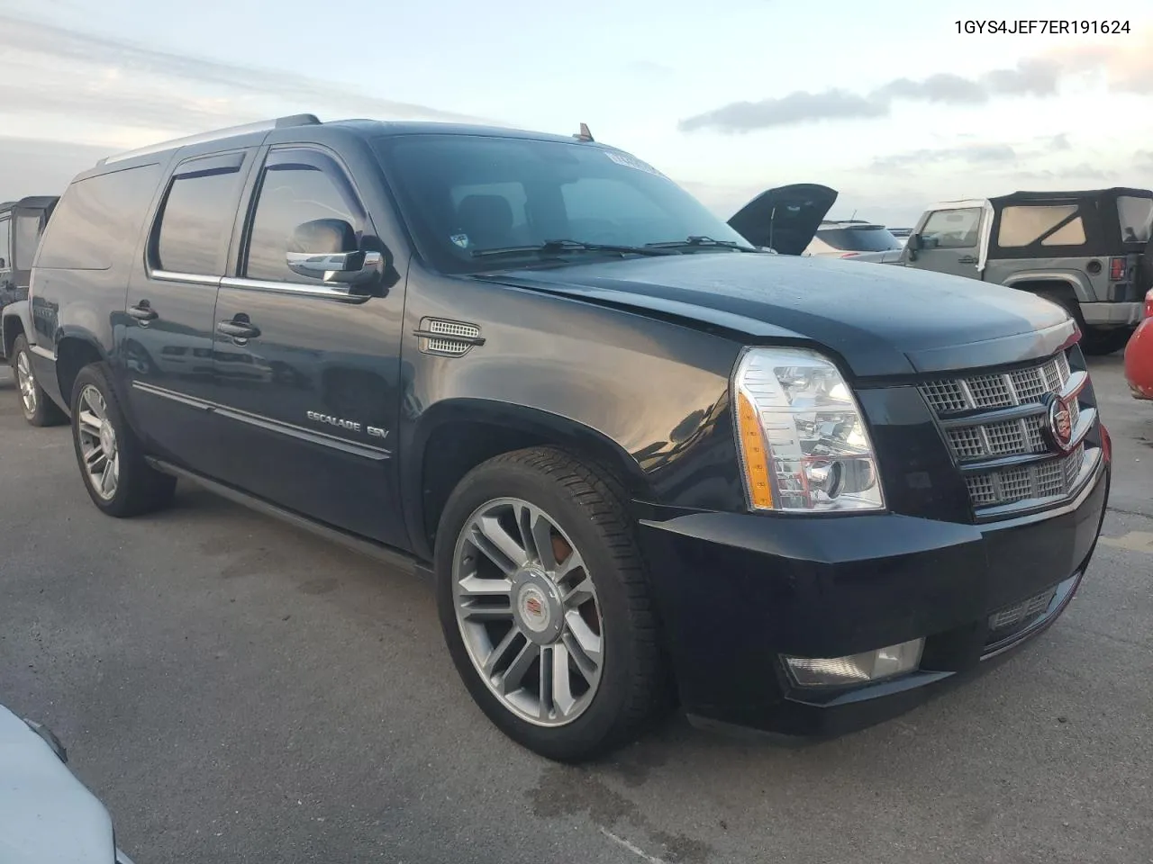 2014 Cadillac Escalade Esv Premium VIN: 1GYS4JEF7ER191624 Lot: 74496784