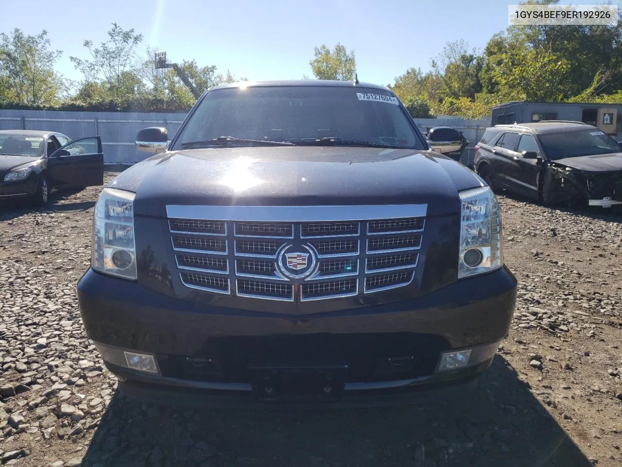 2014 Cadillac Escalade Luxury VIN: 1GYS4BEF9ER192926 Lot: 75127604