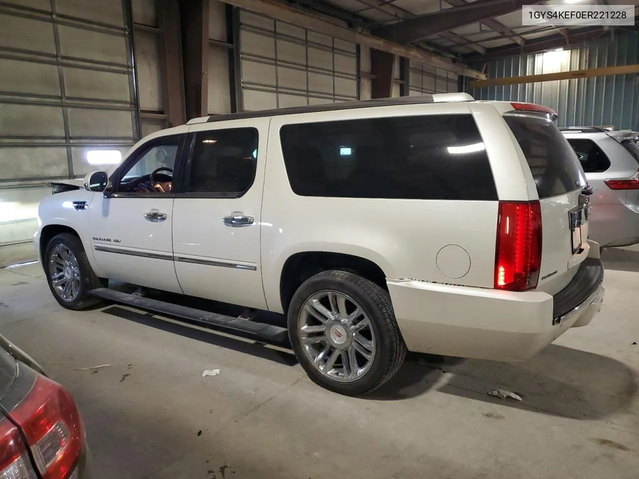 1GYS4KEF0ER221228 2014 Cadillac Escalade Esv Platinum