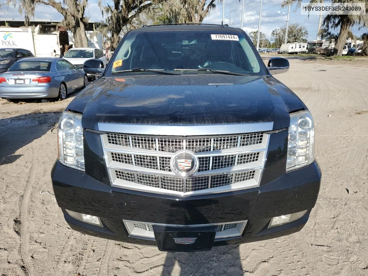 2014 Cadillac Escalade Platinum VIN: 1GYS3DEF3ER243089 Lot: 77697424