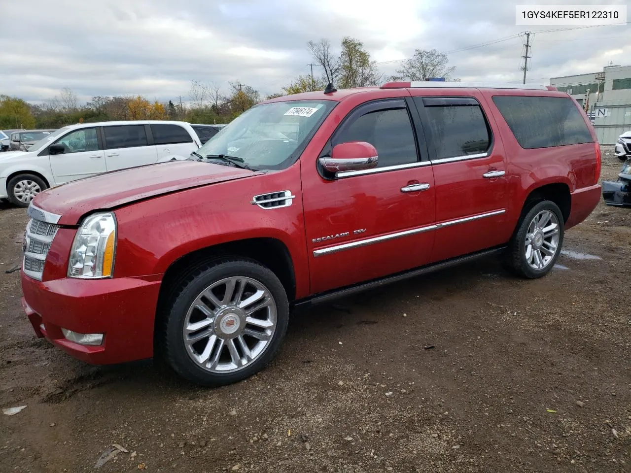 2014 Cadillac Escalade Esv Platinum VIN: 1GYS4KEF5ER122310 Lot: 77946174