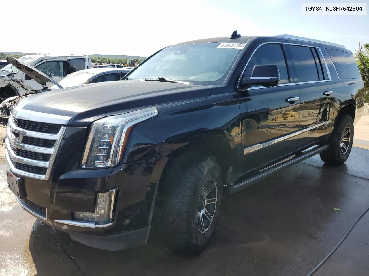 2015 Cadillac Escalade Esv Premium VIN: 1GYS4TKJ3FR542504 Lot: 59088764