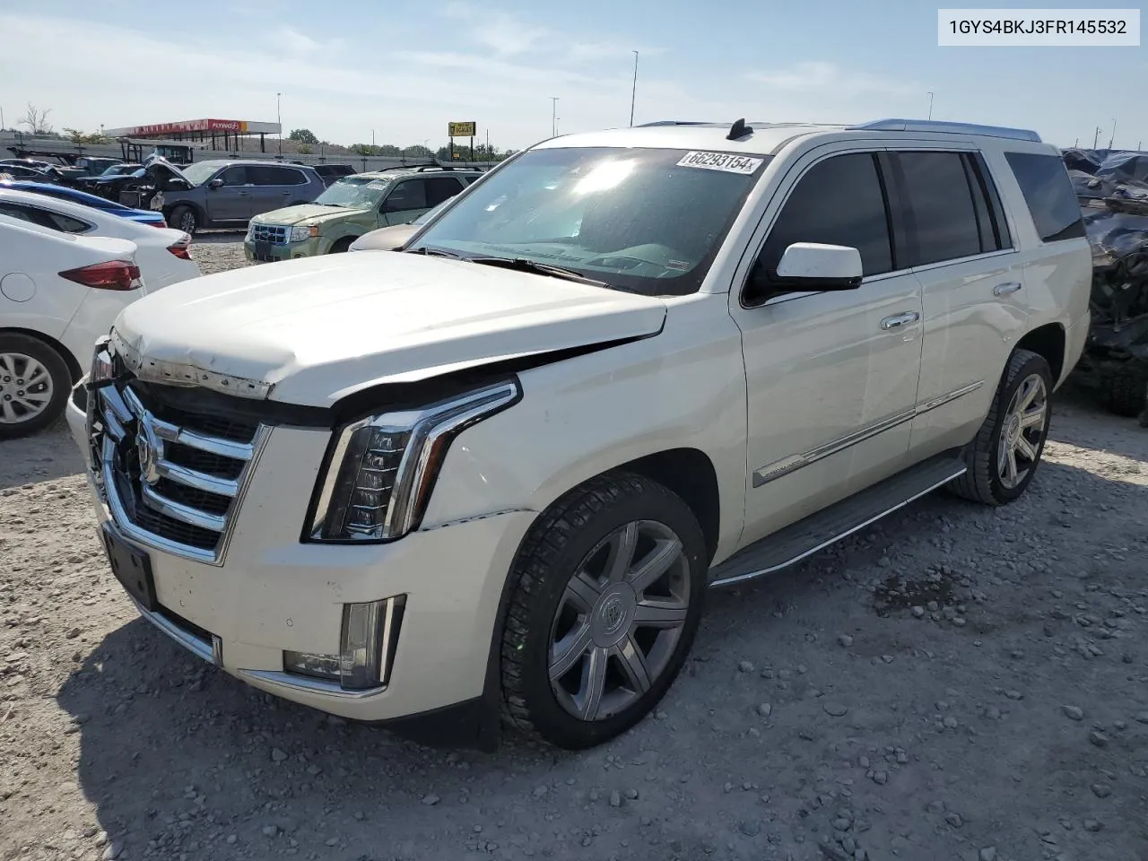 2015 Cadillac Escalade Luxury VIN: 1GYS4BKJ3FR145532 Lot: 66293154