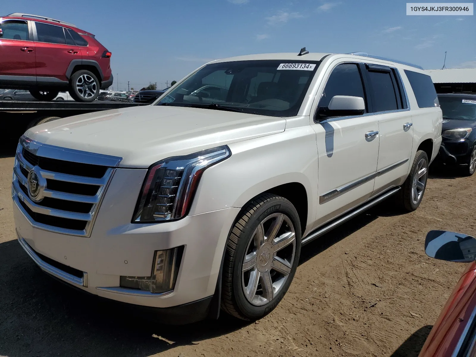 2015 Cadillac Escalade Esv Premium VIN: 1GYS4JKJ3FR300946 Lot: 66693134