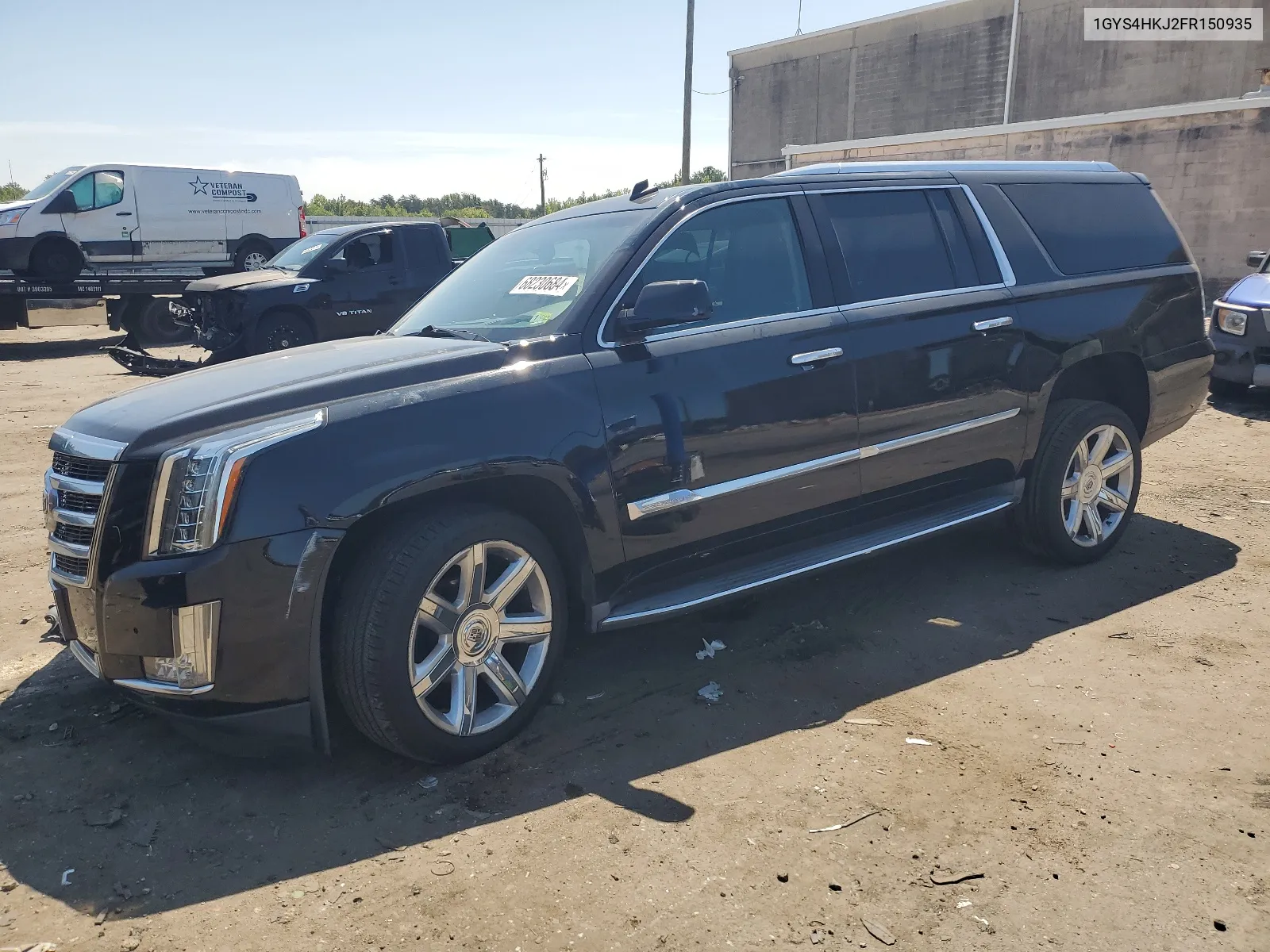 1GYS4HKJ2FR150935 2015 Cadillac Escalade Esv Luxury