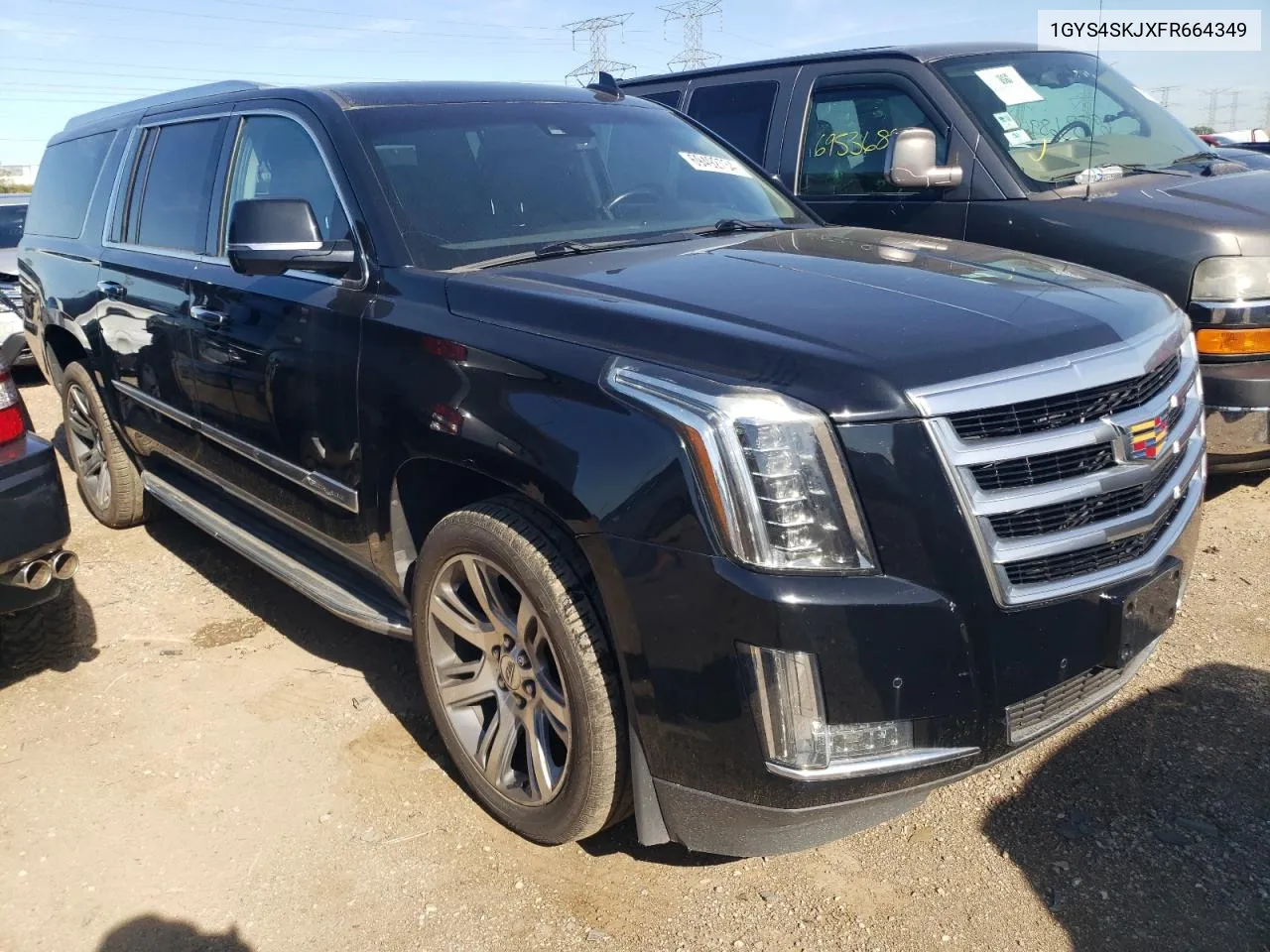 1GYS4SKJXFR664349 2015 Cadillac Escalade Esv Luxury