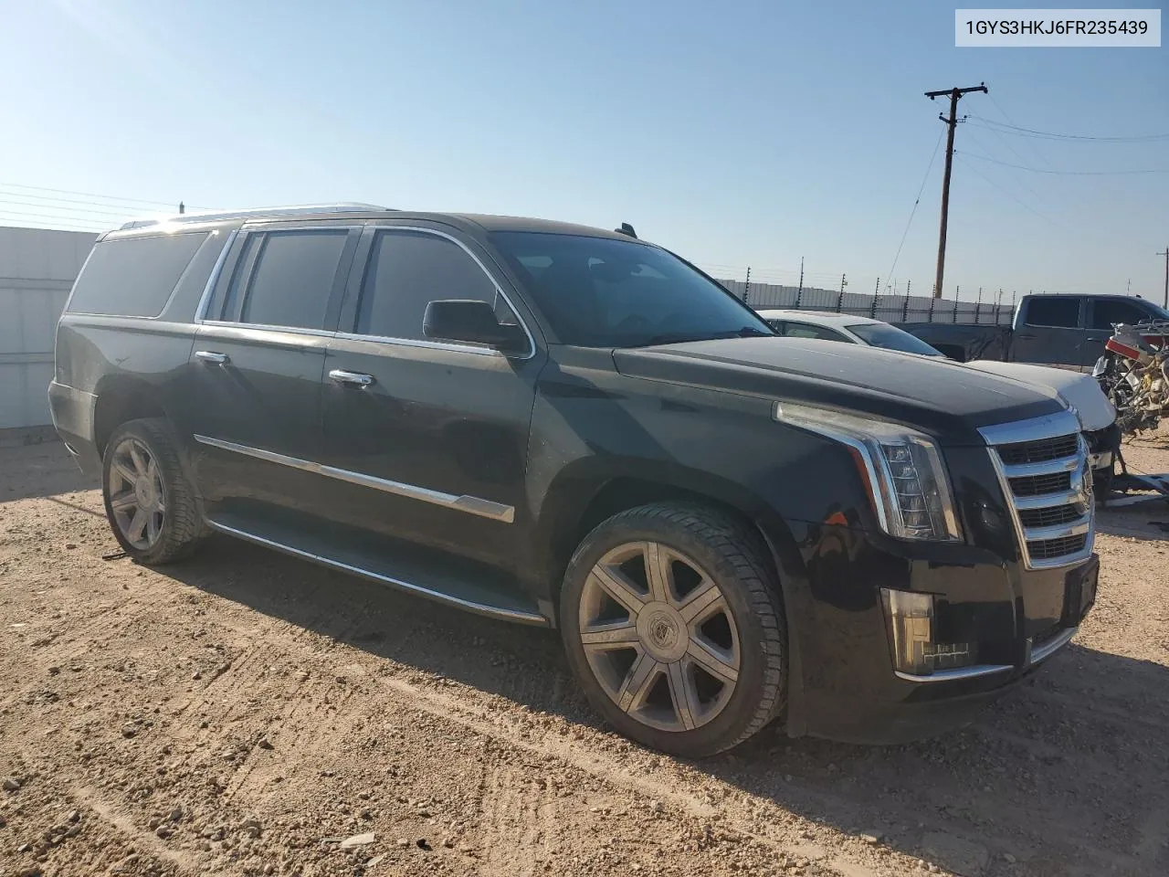 1GYS3HKJ6FR235439 2015 Cadillac Escalade Esv Luxury