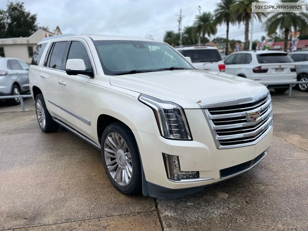 2015 Cadillac Escalade Platinum VIN: 1GYS3PKJ9FR598926 Lot: 71994334