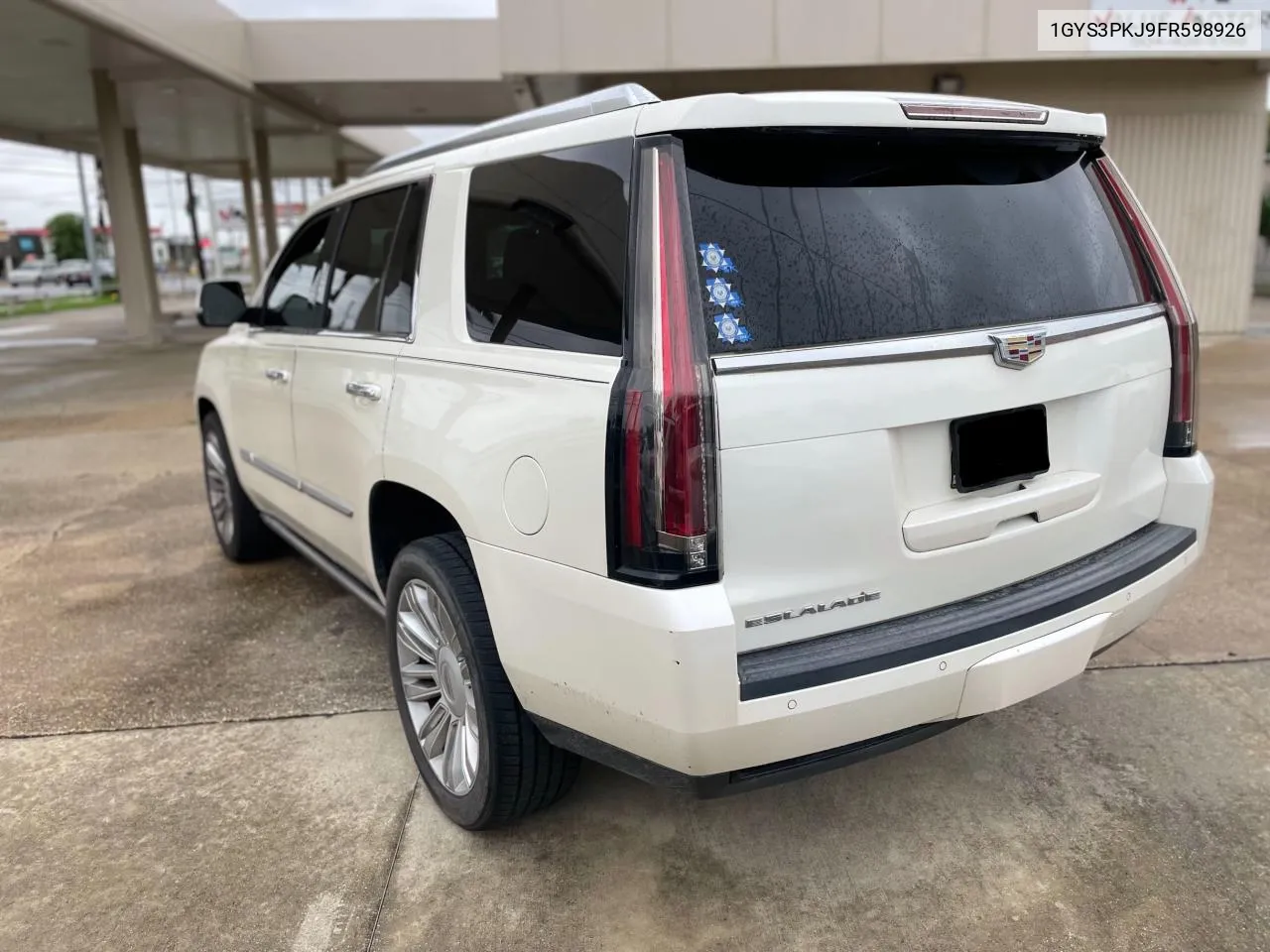 1GYS3PKJ9FR598926 2015 Cadillac Escalade Platinum