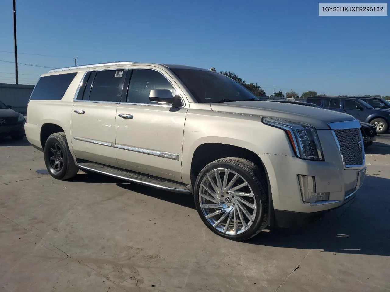 1GYS3HKJXFR296132 2015 Cadillac Escalade Esv Luxury