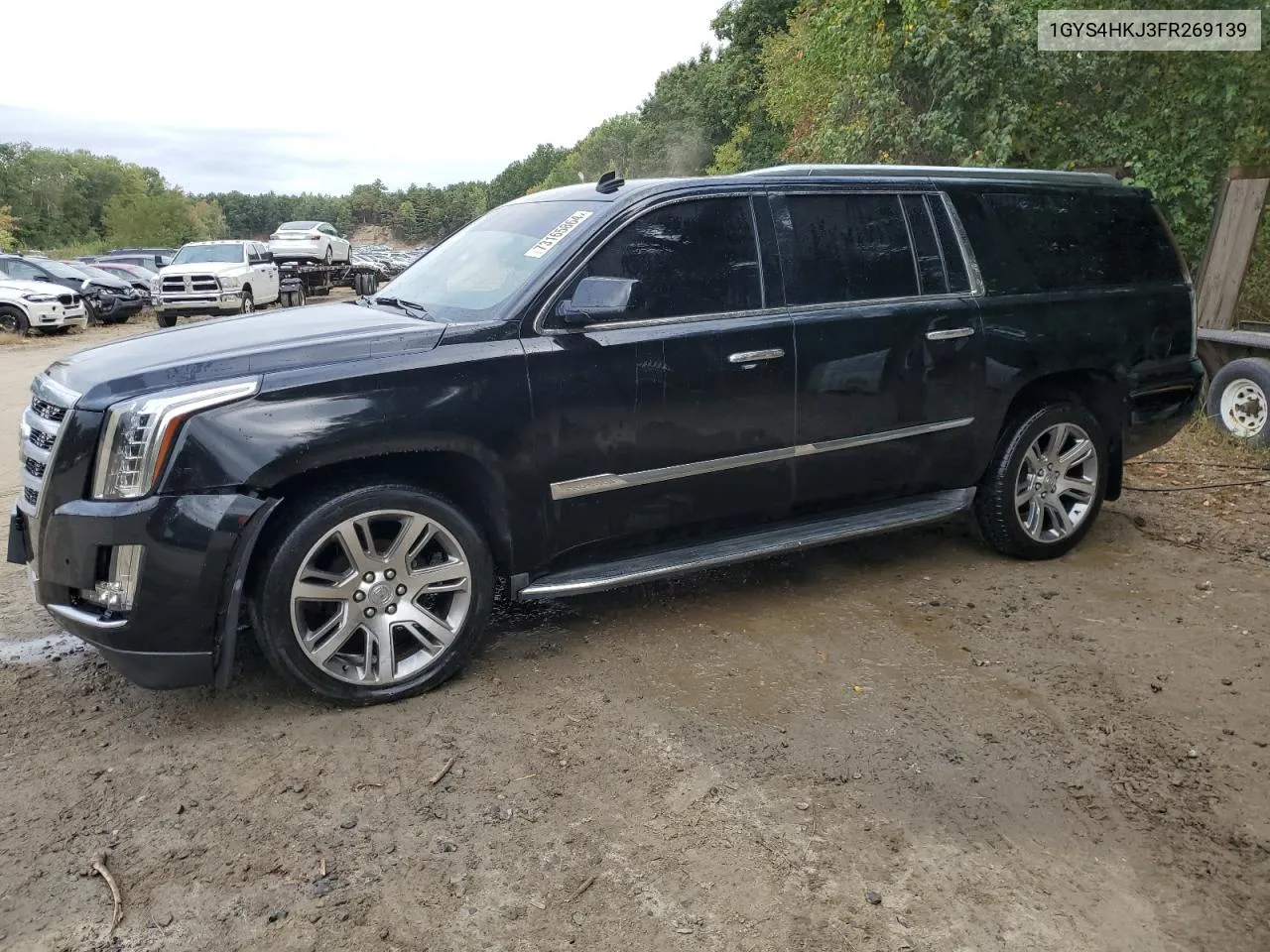 1GYS4HKJ3FR269139 2015 Cadillac Escalade Esv Luxury