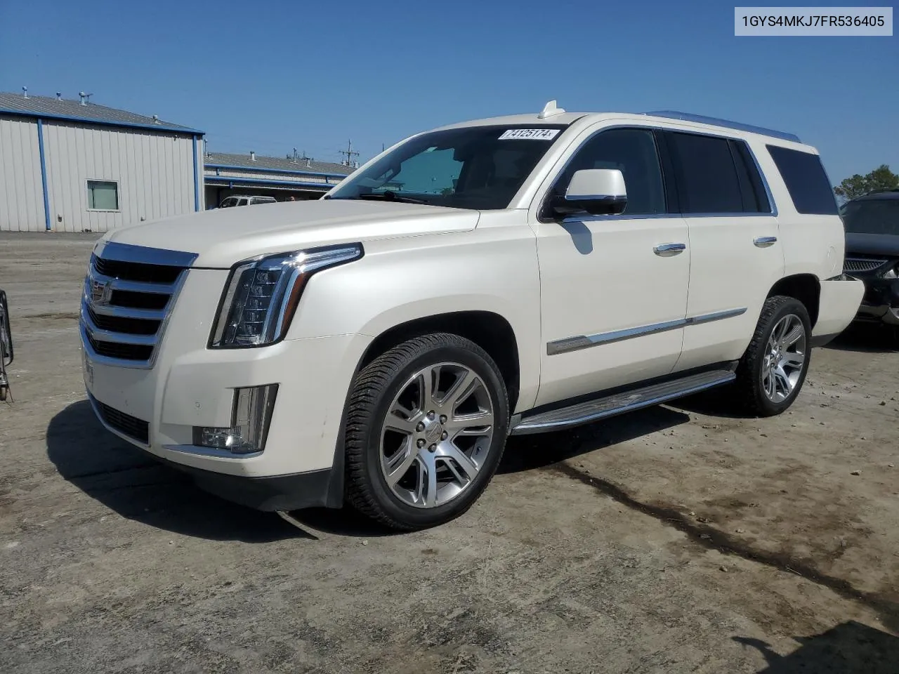 2015 Cadillac Escalade Luxury VIN: 1GYS4MKJ7FR536405 Lot: 74125174