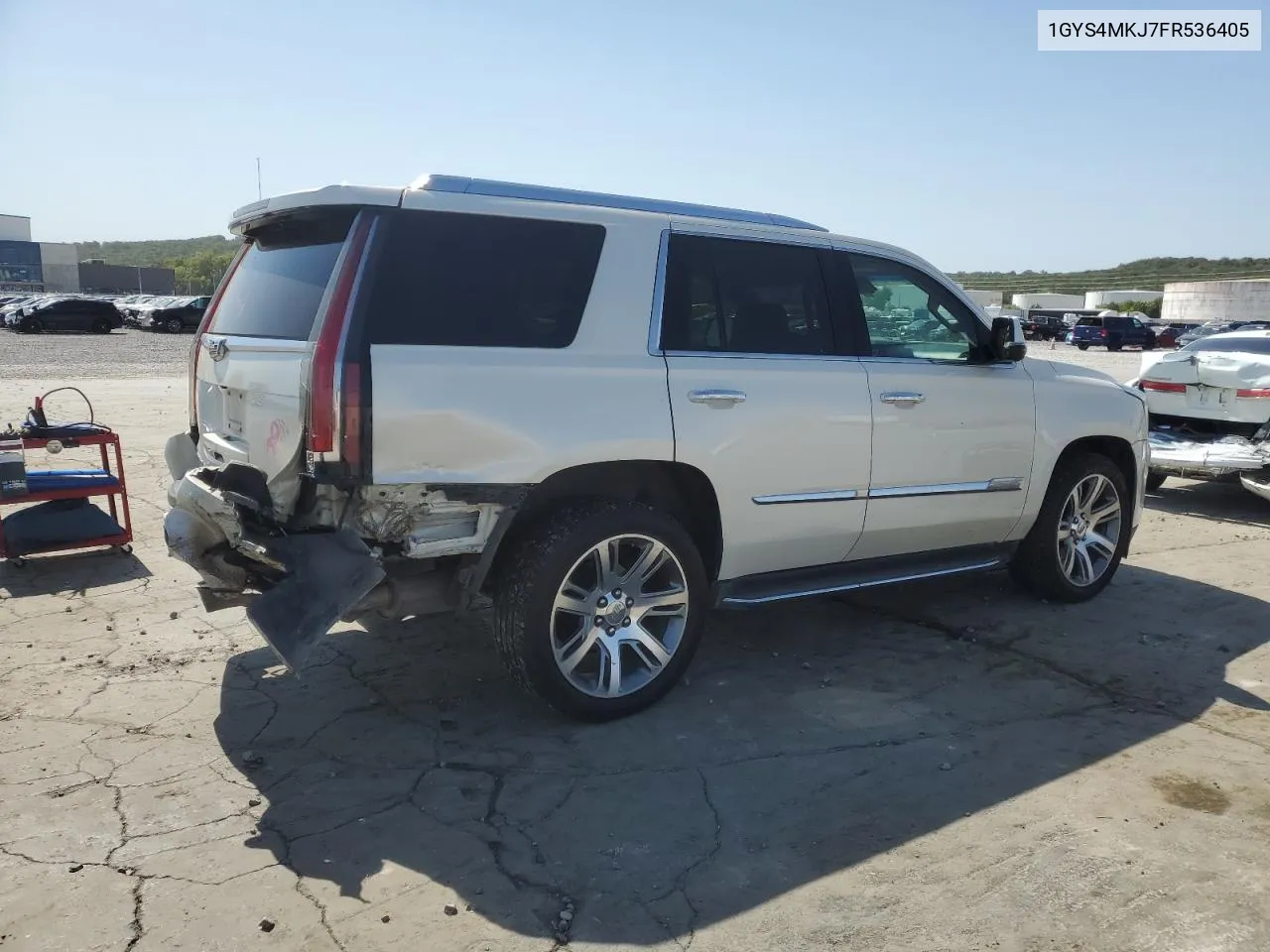 2015 Cadillac Escalade Luxury VIN: 1GYS4MKJ7FR536405 Lot: 74125174