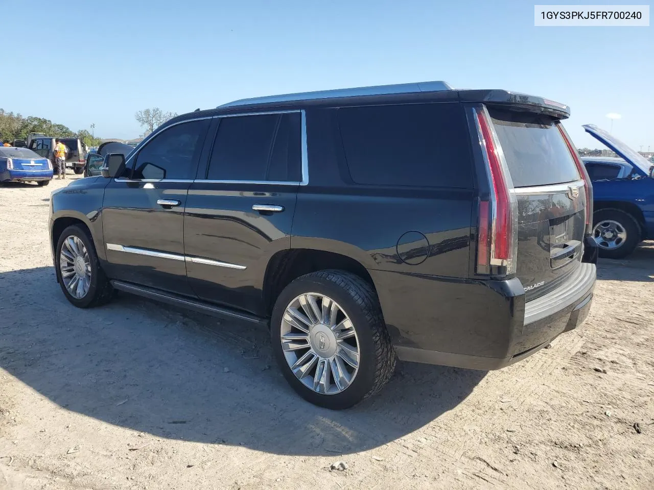 2015 Cadillac Escalade Platinum VIN: 1GYS3PKJ5FR700240 Lot: 75325384