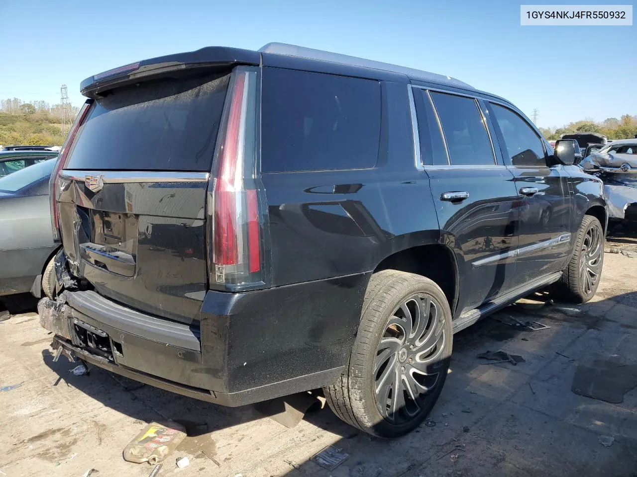 2015 Cadillac Escalade Premium VIN: 1GYS4NKJ4FR550932 Lot: 75877054