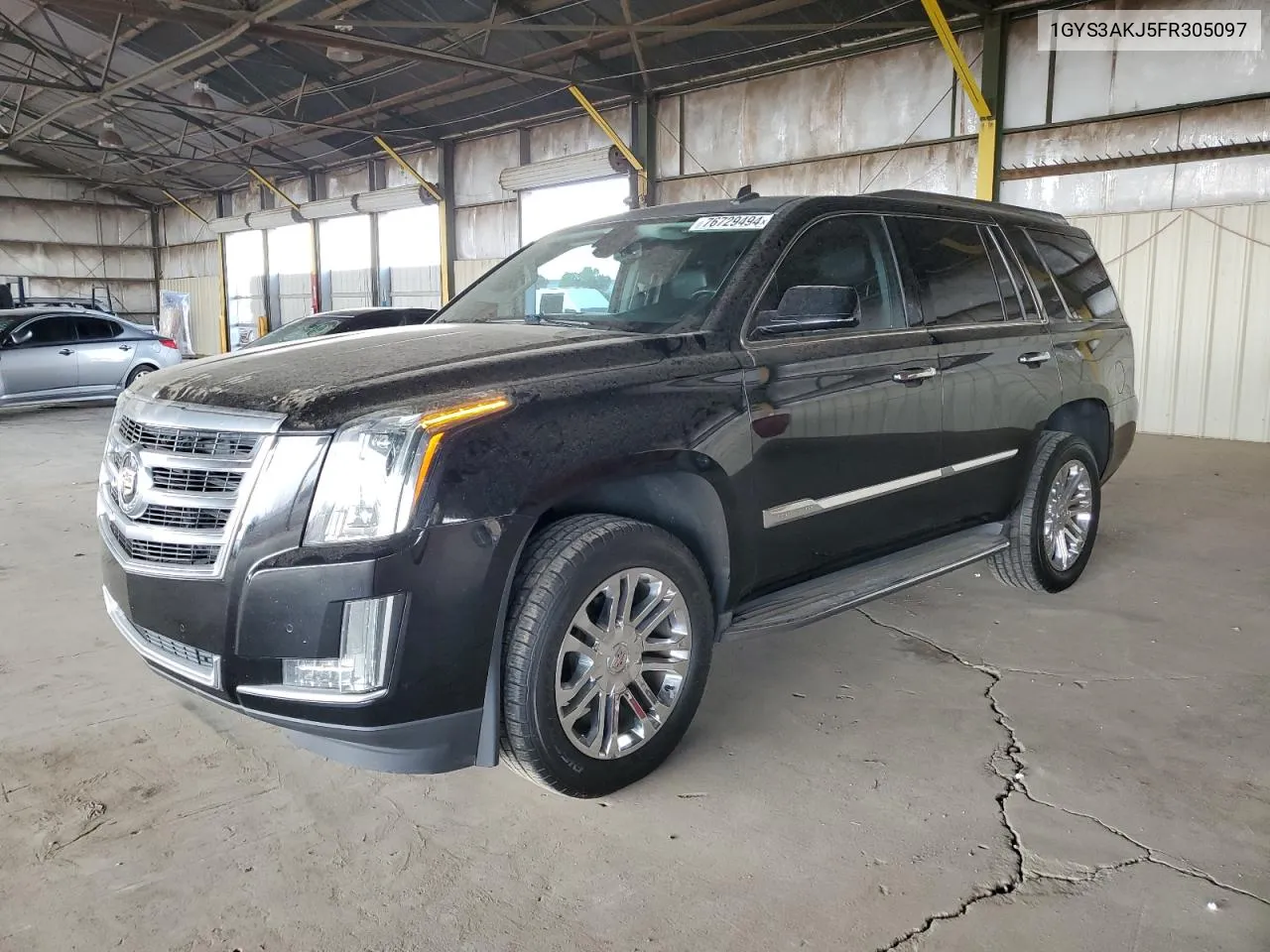 2015 Cadillac Escalade VIN: 1GYS3AKJ5FR305097 Lot: 76729494