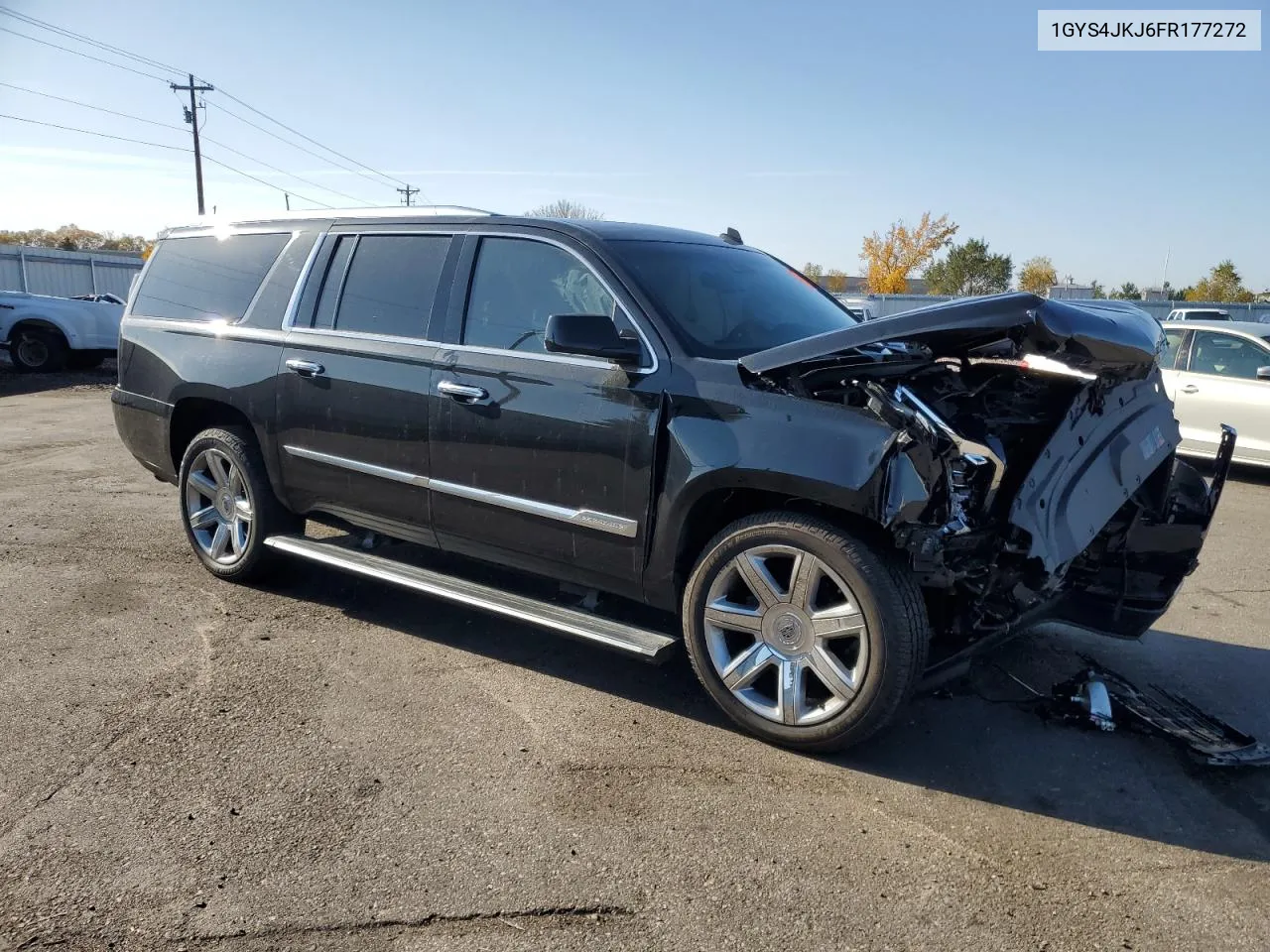 2015 Cadillac Escalade Esv Premium VIN: 1GYS4JKJ6FR177272 Lot: 77531444