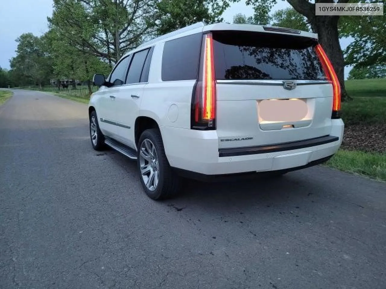 1GYS4MKJ0FR536259 2015 Cadillac Escalade Luxury