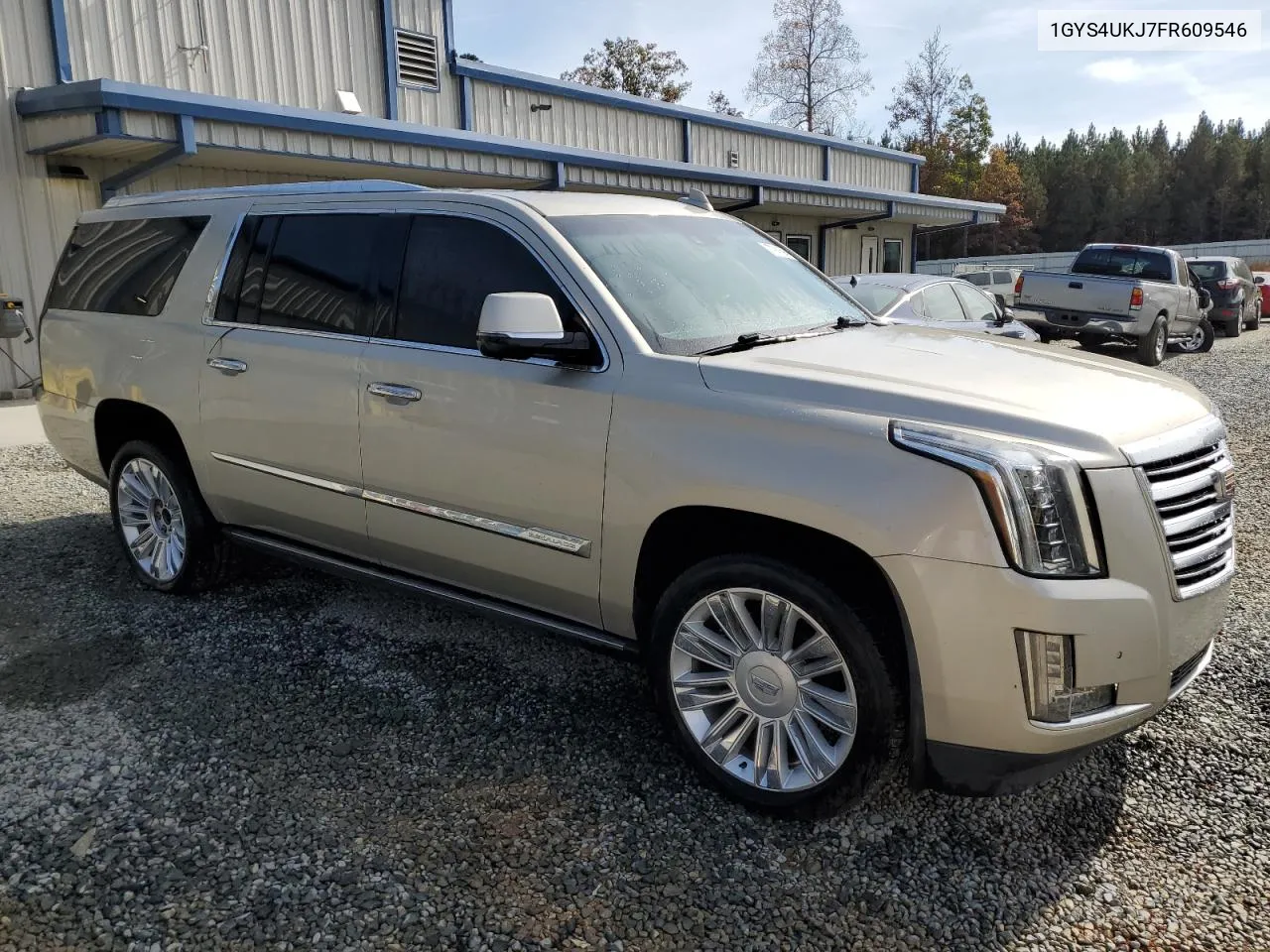 2015 Cadillac Escalade Esv Platinum VIN: 1GYS4UKJ7FR609546 Lot: 77941594