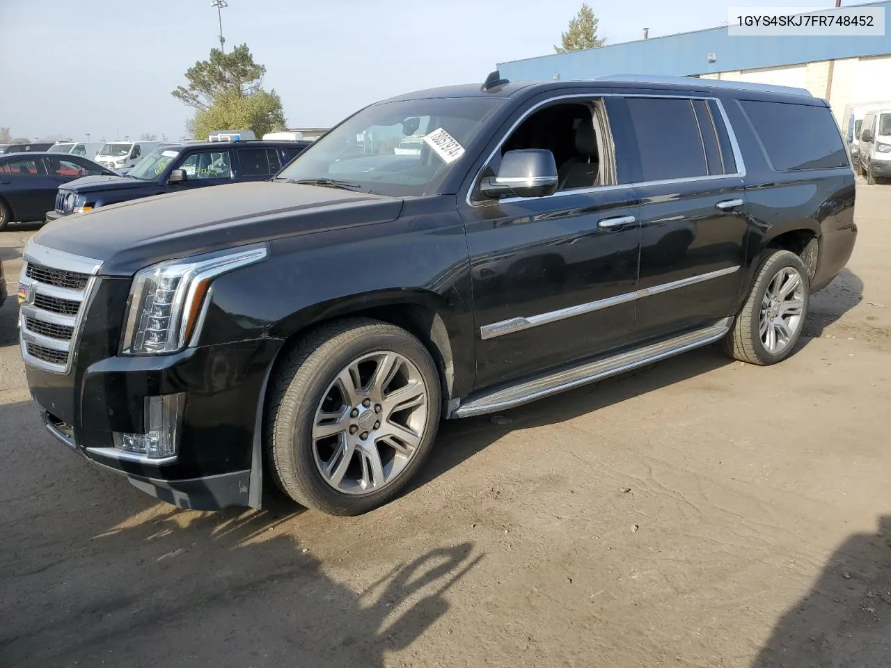 2015 Cadillac Escalade Esv Luxury VIN: 1GYS4SKJ7FR748452 Lot: 78057974