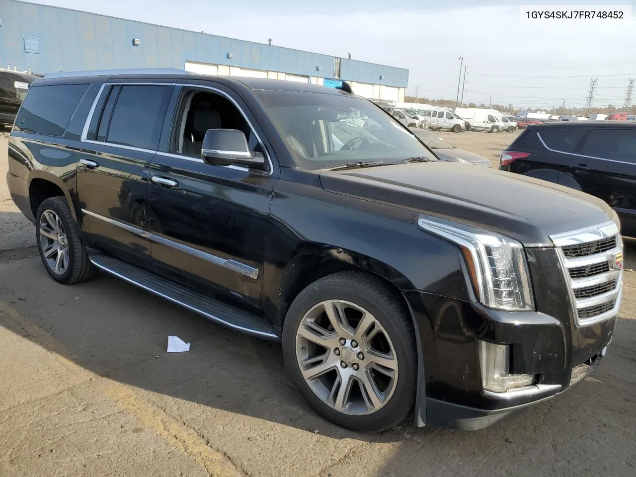 2015 Cadillac Escalade Esv Luxury VIN: 1GYS4SKJ7FR748452 Lot: 78057974