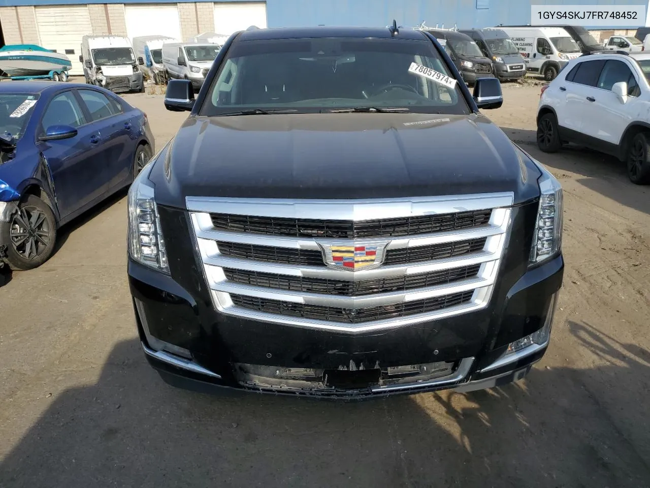 2015 Cadillac Escalade Esv Luxury VIN: 1GYS4SKJ7FR748452 Lot: 78057974