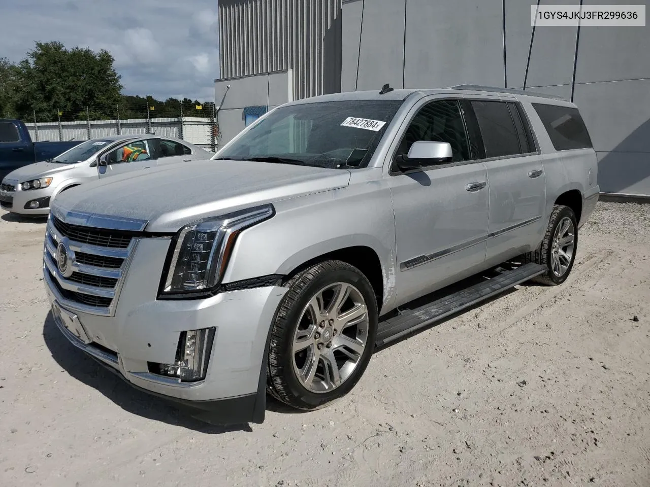 2015 Cadillac Escalade Esv Premium VIN: 1GYS4JKJ3FR299636 Lot: 78427884